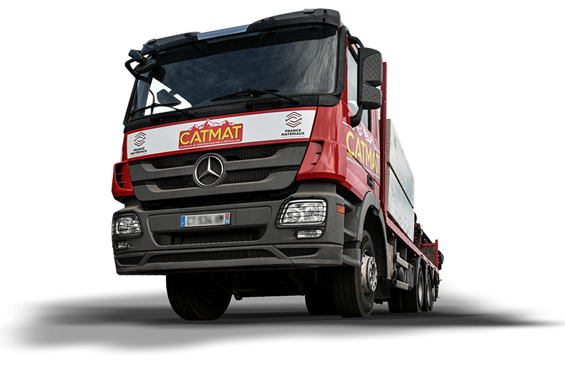 Camion CATMAT - France Matériaux - MATÉRIAUX DE CONSTRUCTION PRO & PARTICULIER à ELNE ET PIA